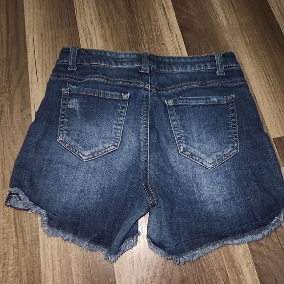 Distressed Denim Shorts Junior Size 3 Vanilla Star - Picture 4 of 4